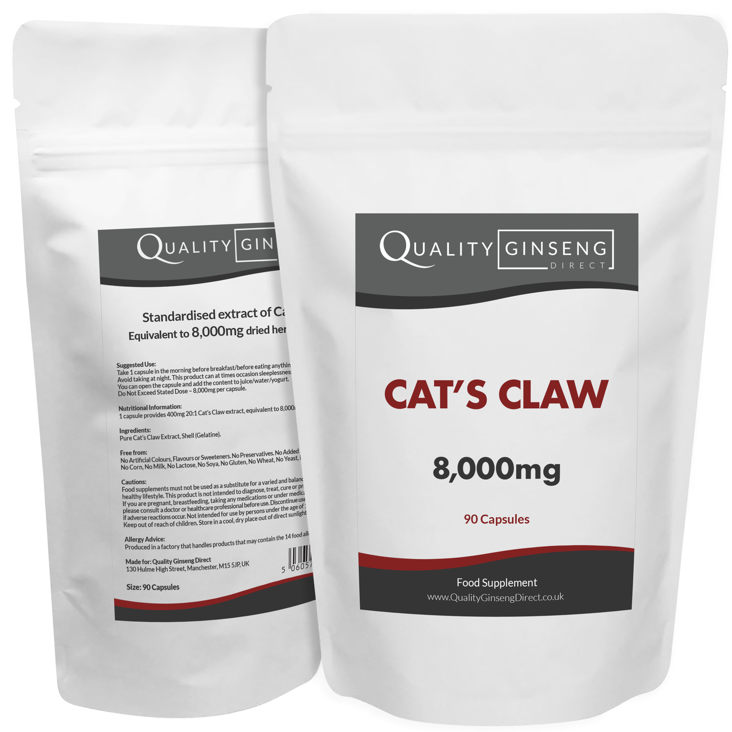 Cat's Claw | 8,000mg Capsules | Size: 90 Capsules | Powerful Formula