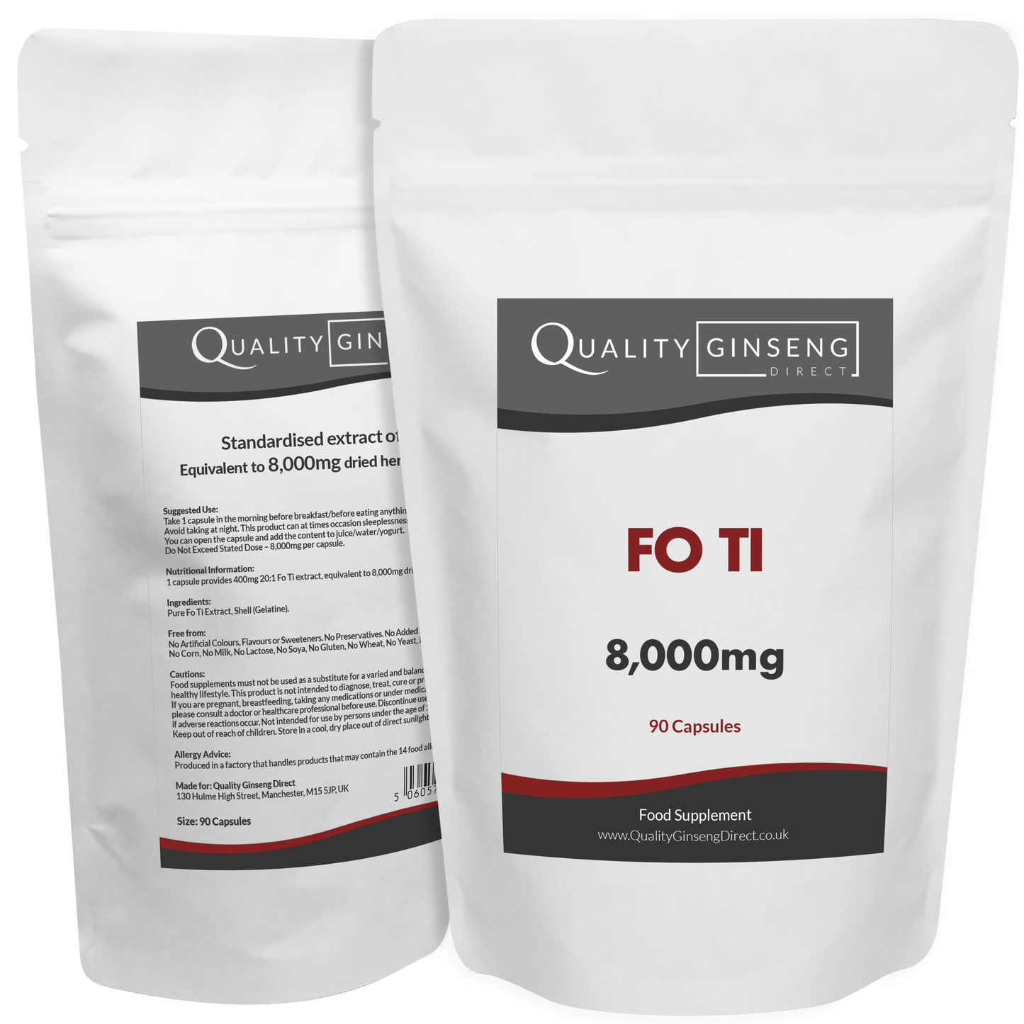 Foti  | 8,000mg Capsules | Size: 90 Capsules | Powerful Formula