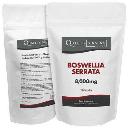 Boswellia Serrata | 8,000mg Capsules | Size: 90 Capsules | Powerful Formula