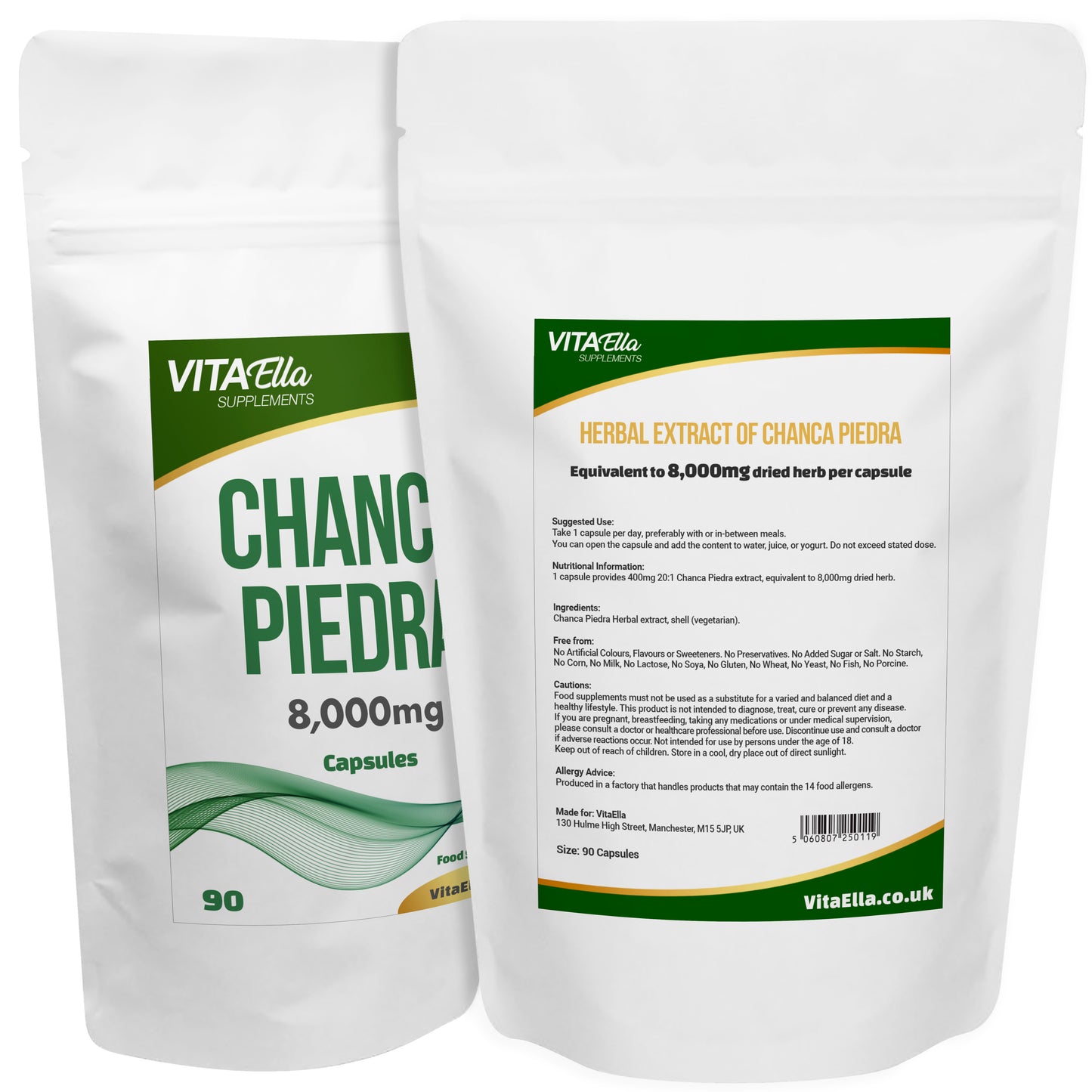 Chanca Piedra  | 8,000mg Capsules | Size: 90 Capsules | Powerful Formula