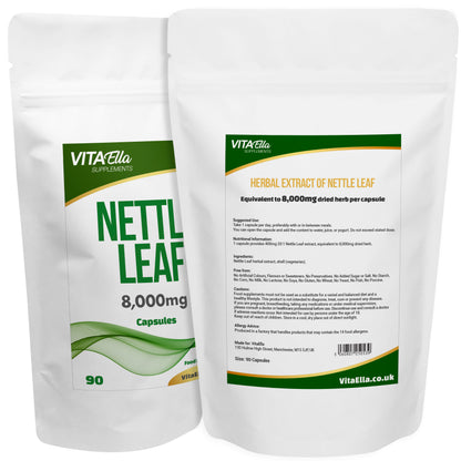 Nettle Leaf  | 8,000mg Capsules | Size: 90 Capsules | Powerful Formula