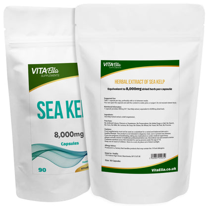 Sea Kelp  | 8,000mg Capsules | Size: 90 Capsules | Powerful Formula