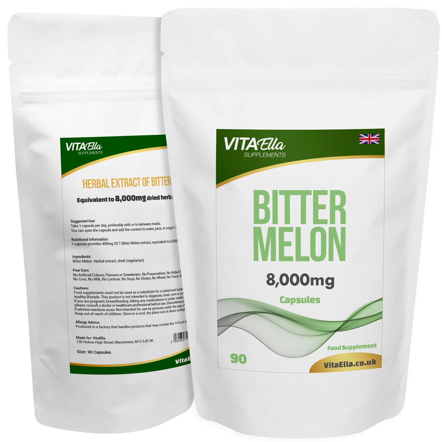 Bitter Melon  | 8,000mg Capsules | Size: 90 Capsules | Powerful Formula